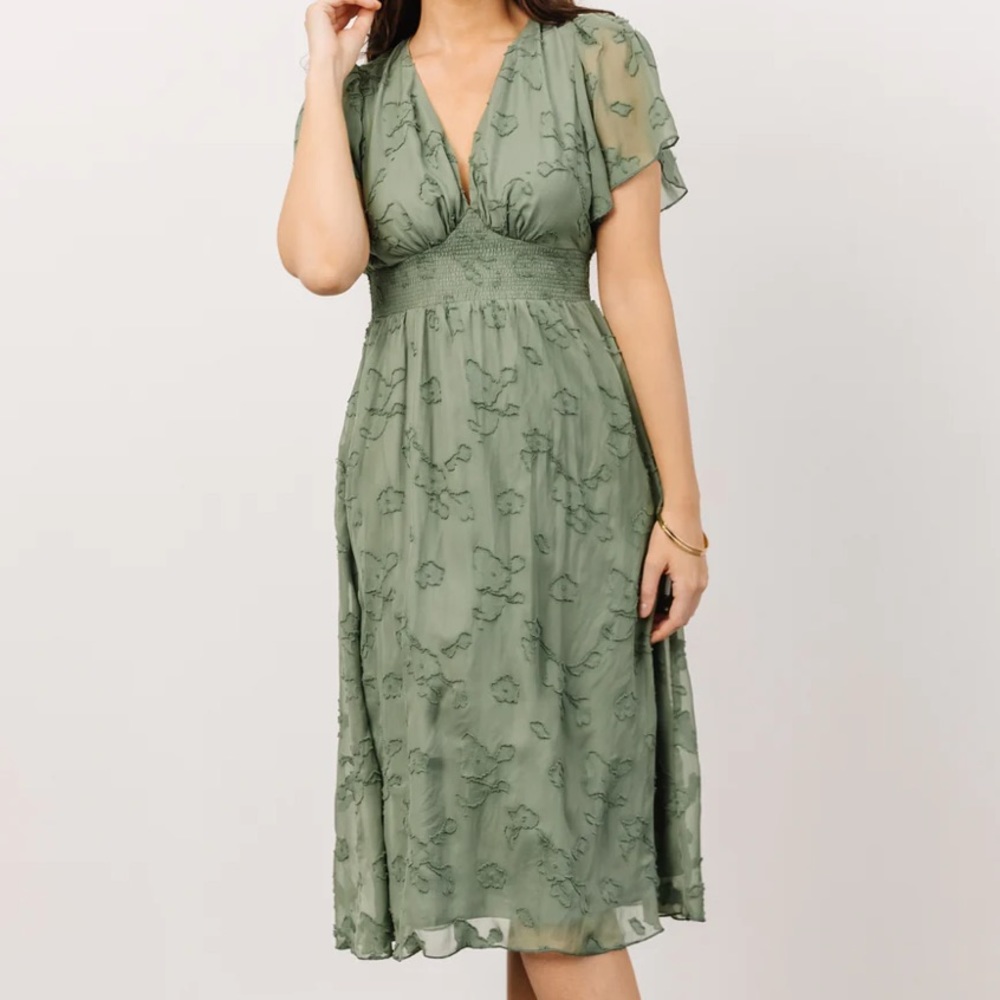 Baltic Born June Smocked Midi Dress